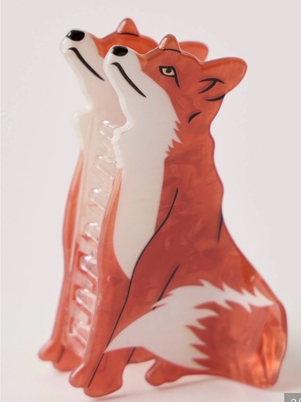 Free People Wild Animal Claw Clip. NWT. Fox